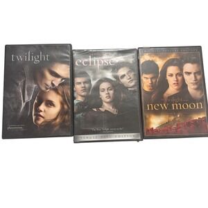 Twilight Saga DVD‎ Lot Twilight New Moon Special Edition Eclipse Sealed 3 Movies